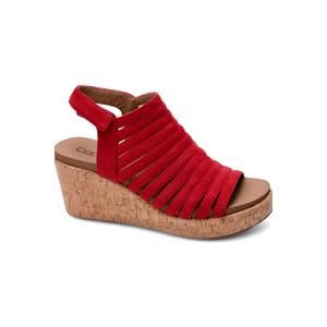 NEW CORKYS FOOTWEAR women's oopsie daisey sandal in red